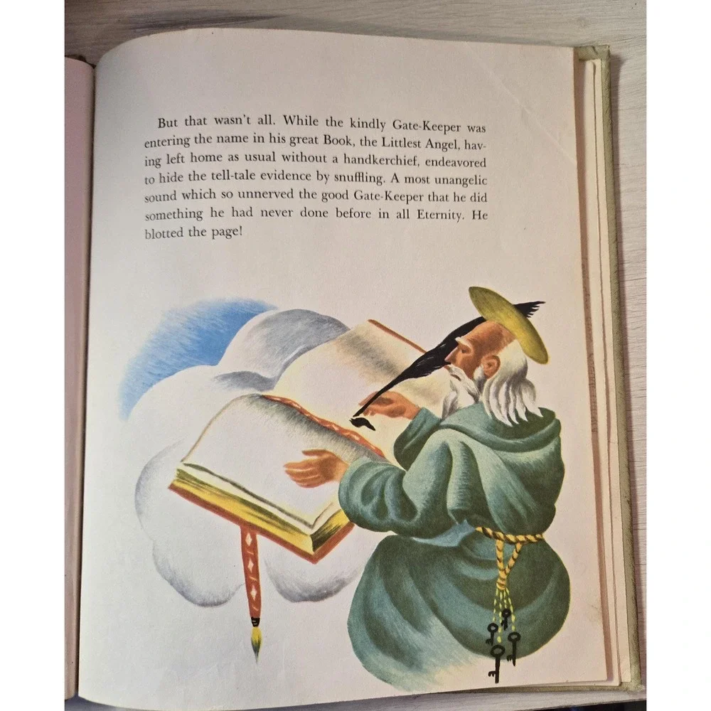 The Littlest Angel,‎ Charles Tazewell, hard cover 1946 8th printing, 1st edition